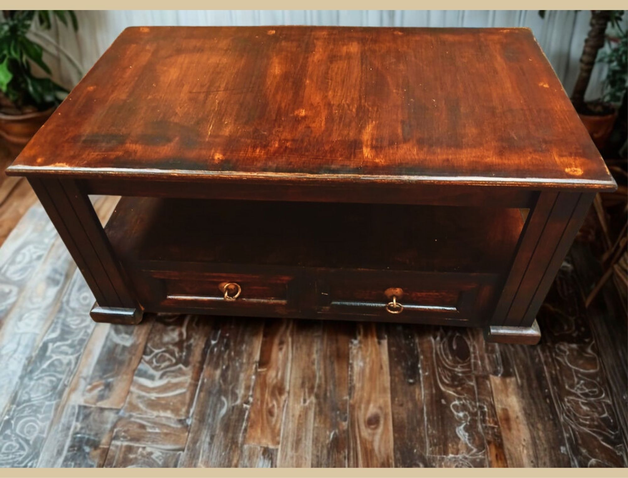 mesa de centro colonial  